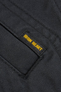 Iron Heart 7oz Rubber Wax Coated Windbreaker - Black - Iron Heart - URAHARA