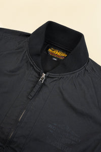 Iron Heart 7oz Rubber Wax Coated Windbreaker - Black - Iron Heart - URAHARA