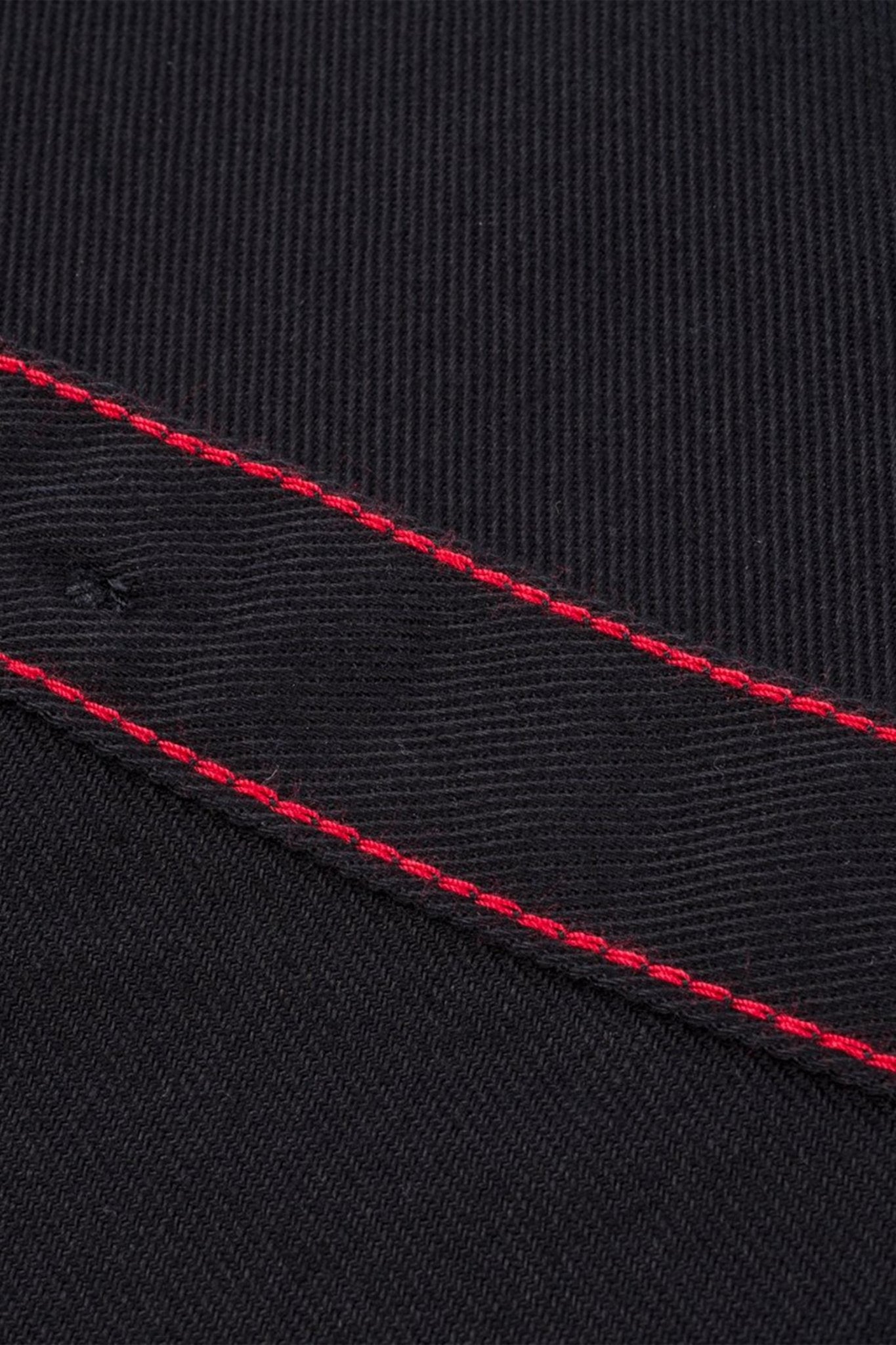 Iron Heart 9oz Cotton Linen Work Shirt - Black - Iron Heart - URAHARA