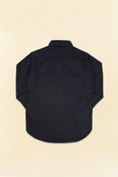 Iron Heart 9oz Cotton Linen Work Shirt - Black - Iron Heart - URAHARA