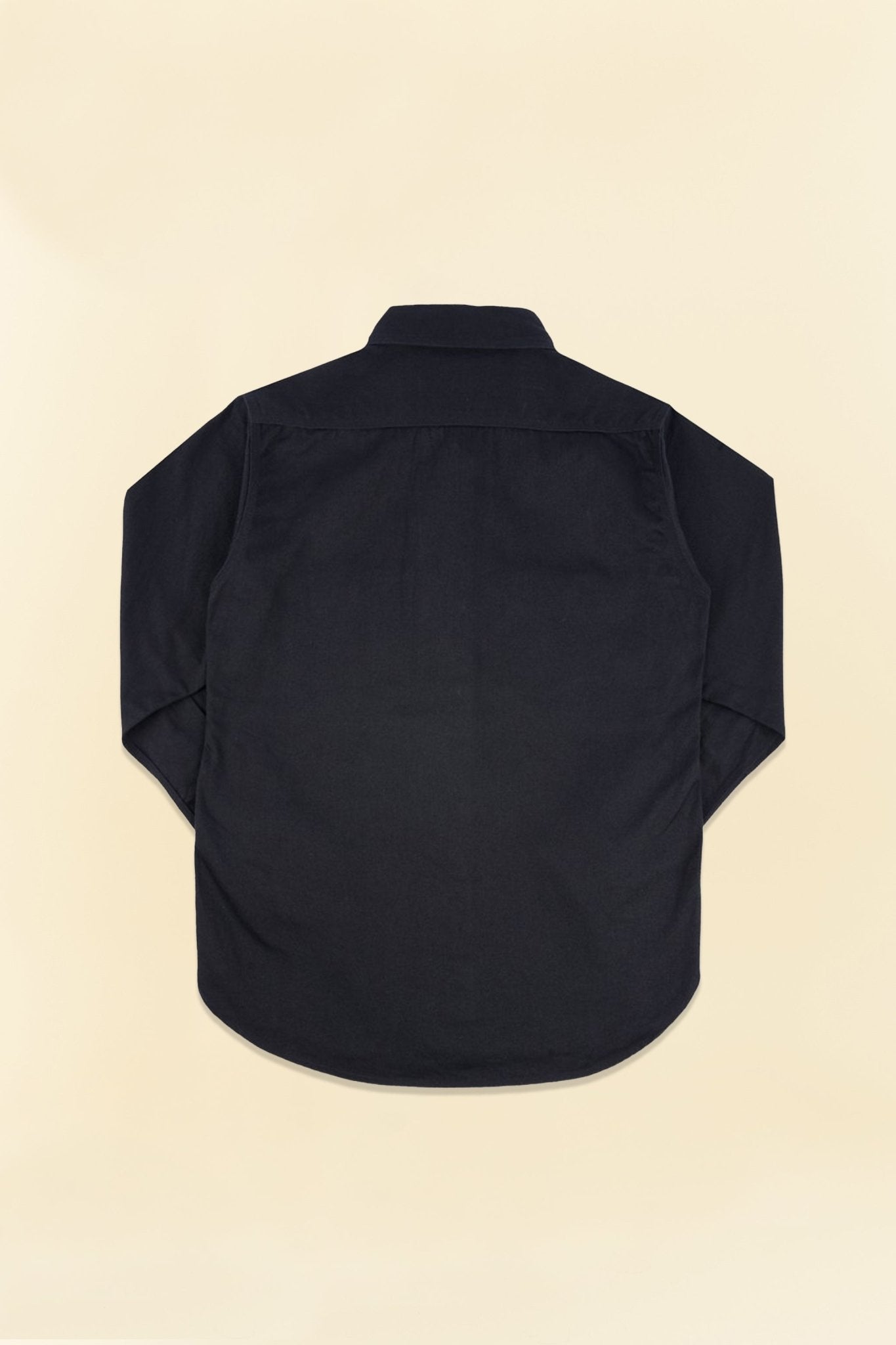 Iron Heart 9oz Cotton Linen Work Shirt - Black - Iron Heart - URAHARA