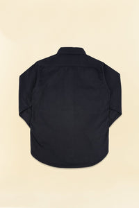 Iron Heart 9oz Cotton Linen Work Shirt - Black - Iron Heart - URAHARA