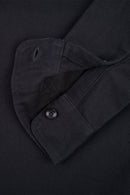 Iron Heart 9oz Cotton Linen Work Shirt - Black - Iron Heart - URAHARA