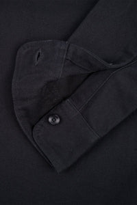 Iron Heart 9oz Cotton Linen Work Shirt - Black - Iron Heart - URAHARA