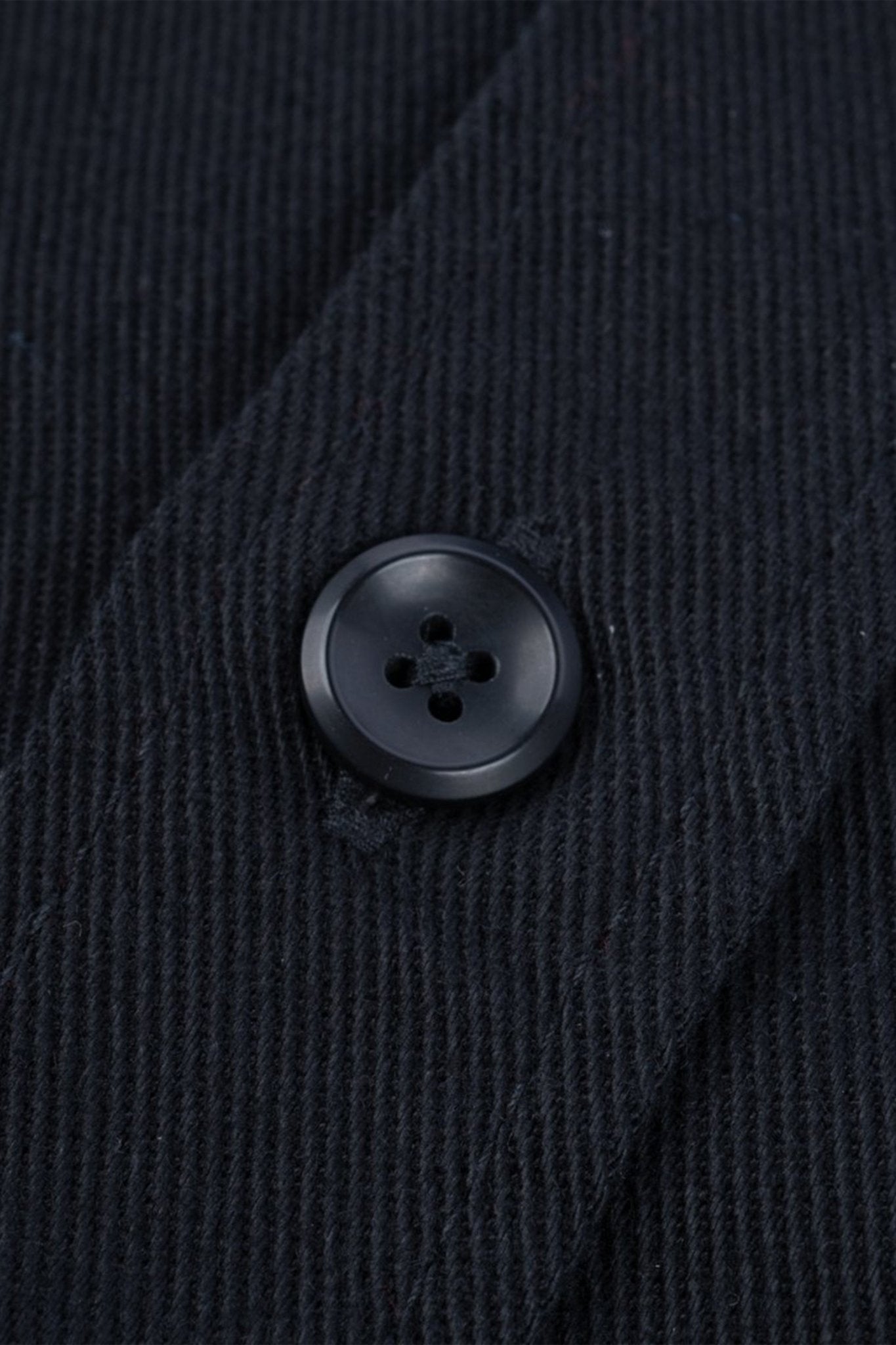 Iron Heart 9oz Cotton Linen Work Shirt - Black - Iron Heart - URAHARA