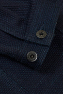 Japan Blue 11oz Sashiko Chore Coat - Indigo - Japan Blue - URAHARA