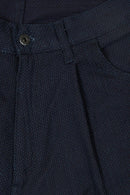 Japan Blue 11oz Sashiko Wide Tapered Pants - Indigo - Japan Blue - URAHARA