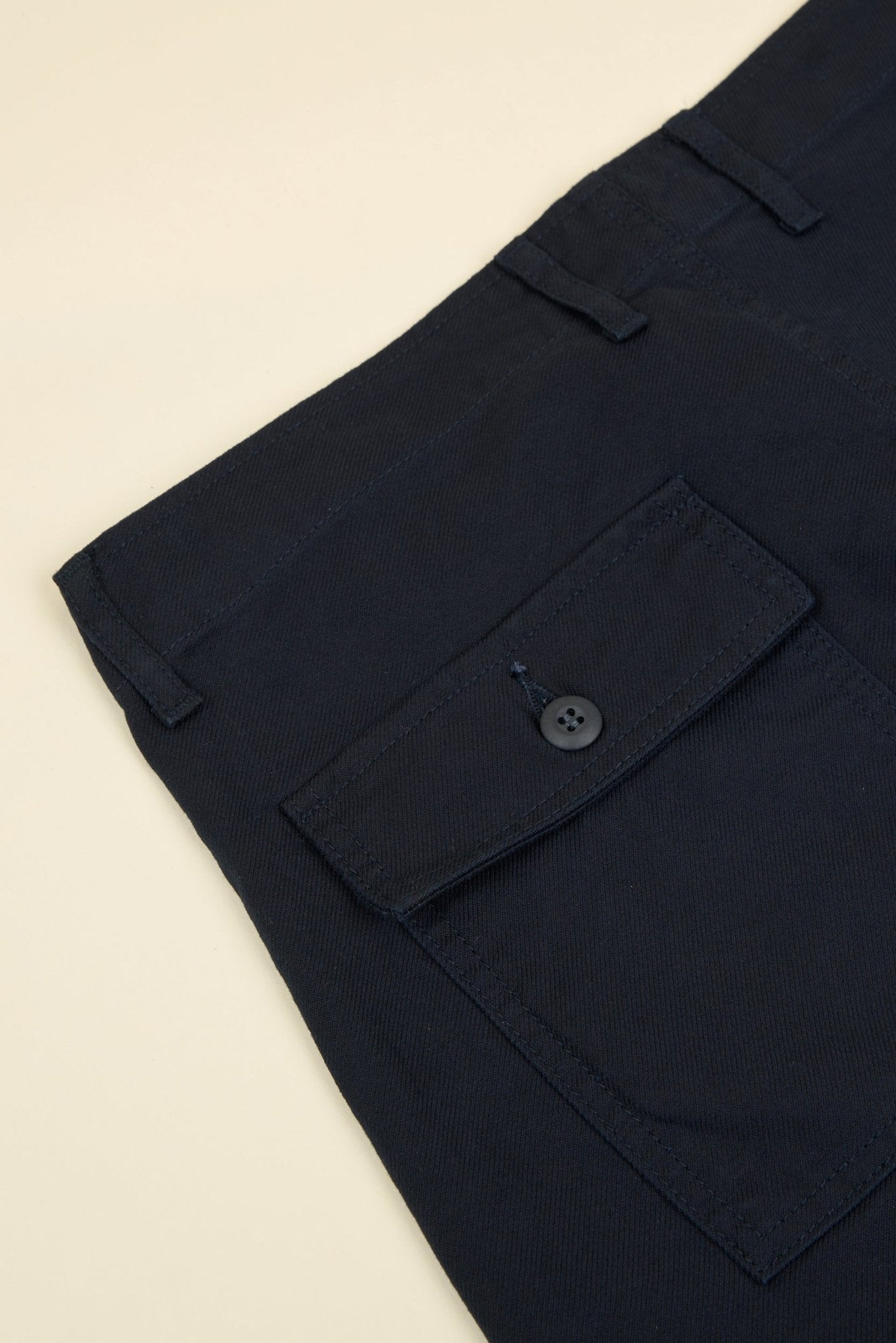 Japan Blue Baker Pants - French Work Serge - Navy - Japan Blue - URAHARA