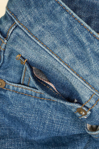 Japan Blue J401 US Classic Straight Mid Wash Selvedge Denim - 14.8oz - Japan Blue - URAHARA