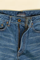 Japan Blue J504 Africa Loose Fit Mid Wash Selvedge Denim - 12.5oz -Japan Blue - URAHARA