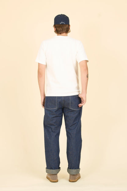 Japan Blue Wide Carpenter Pants - 10oz Denim - Japan Blue - URAHARA