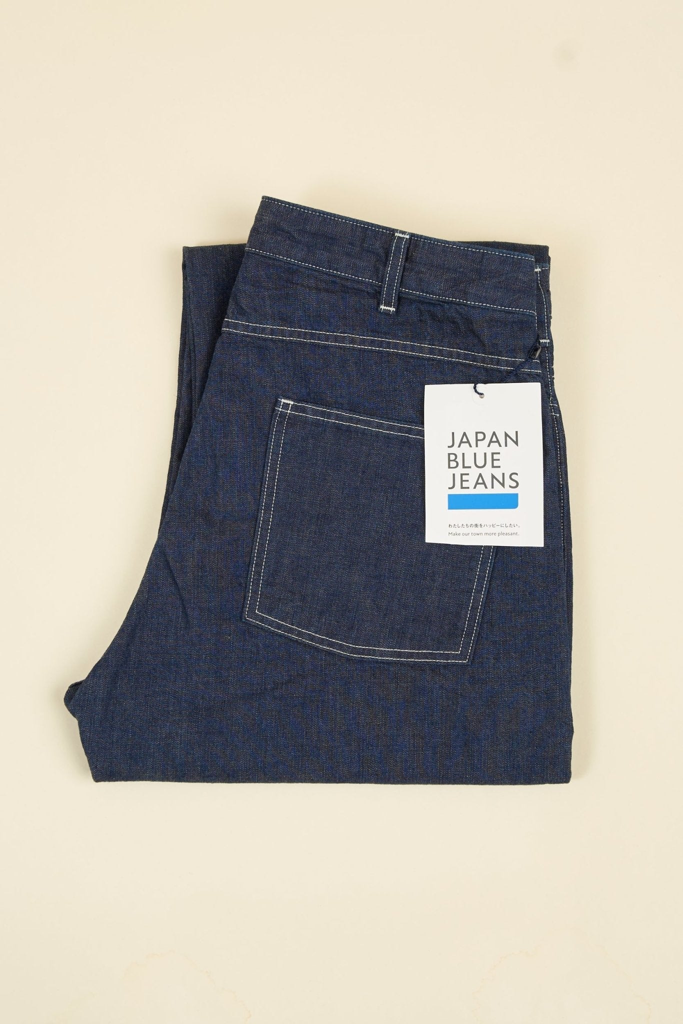 Japan Blue Wide Carpenter Pants - 10oz Denim - Japan Blue - URAHARA