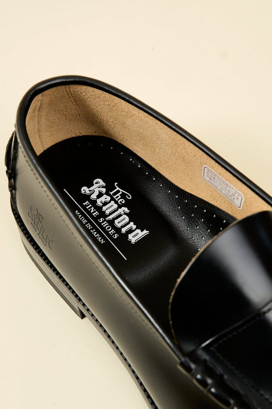 Kenford Shoes Coin Loafer - Black