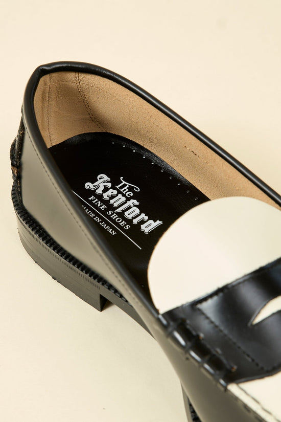 Kenford Shoes Combi Loafer - Black / White