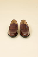 Kenford Shoes Combi Loafer - Dark Brown / Wine - Kenford Shoes - URAHARA
