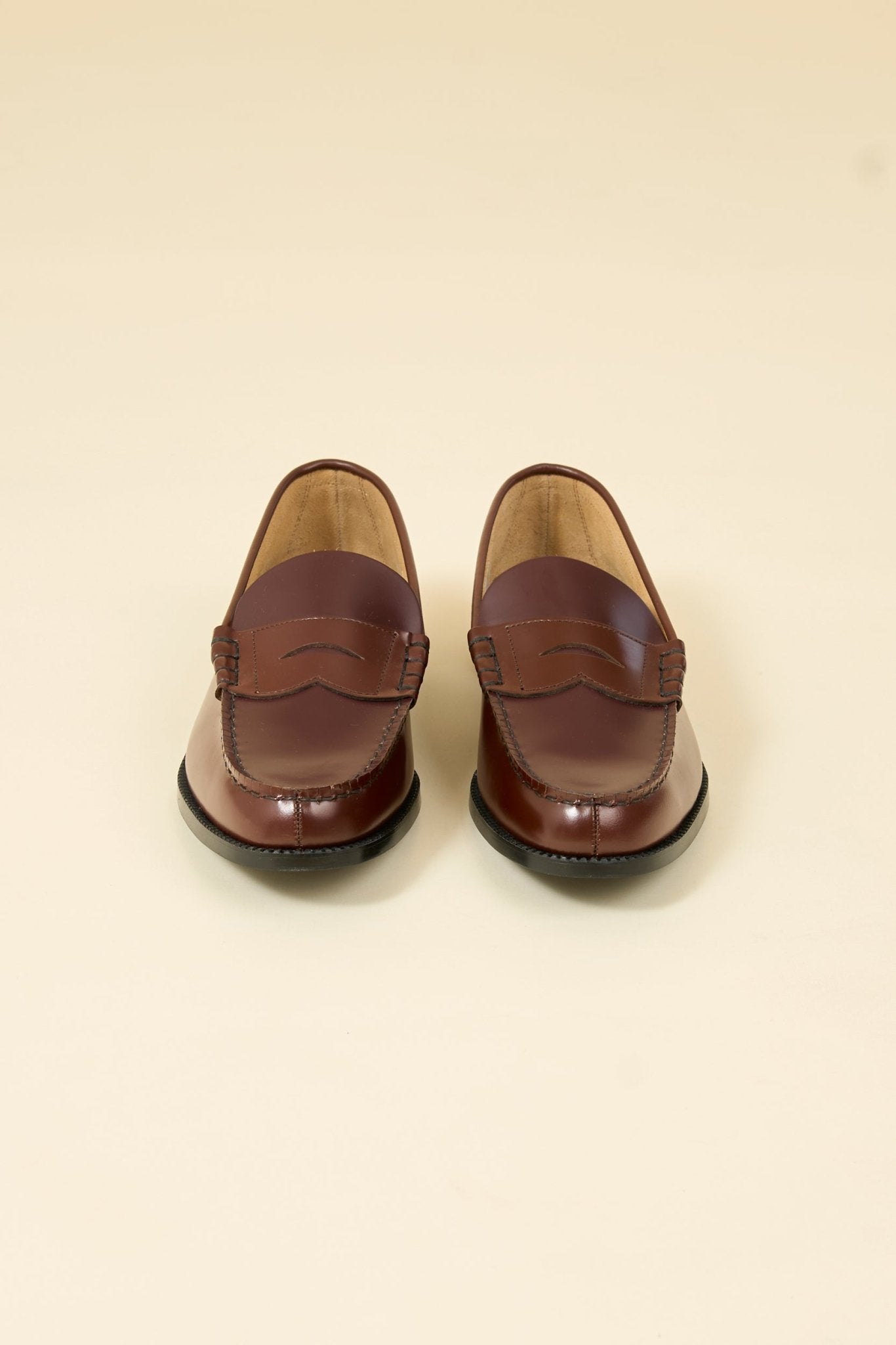 Kenford Shoes Combi Loafer - Dark Brown / Wine - Kenford Shoes - URAHARA