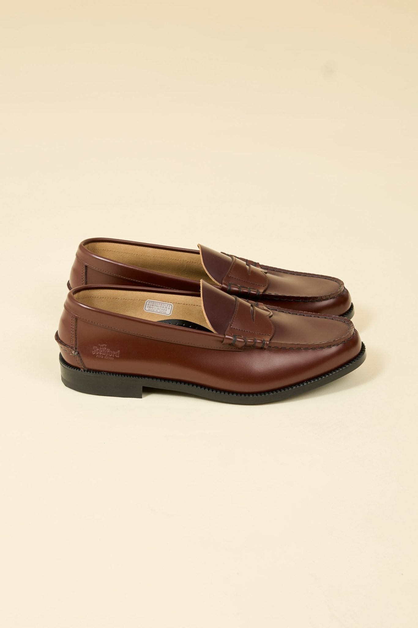 Kenford Shoes Combi Loafer - Dark Brown / Wine - Kenford Shoes - URAHARA