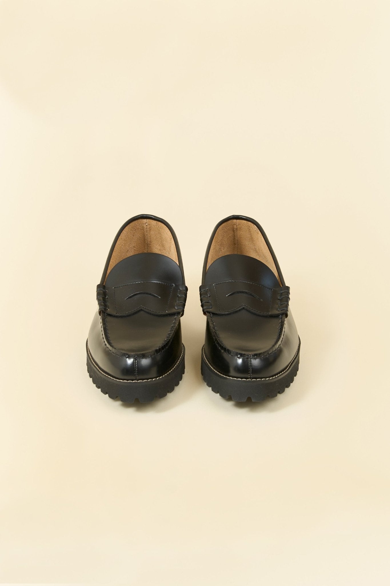 Kenford Shoes Tank Sole Loafer - Black - Kenford Shoes - URAHARA