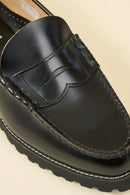 Kenford Shoes Tank Sole Loafer - Black - Kenford Shoes - URAHARA