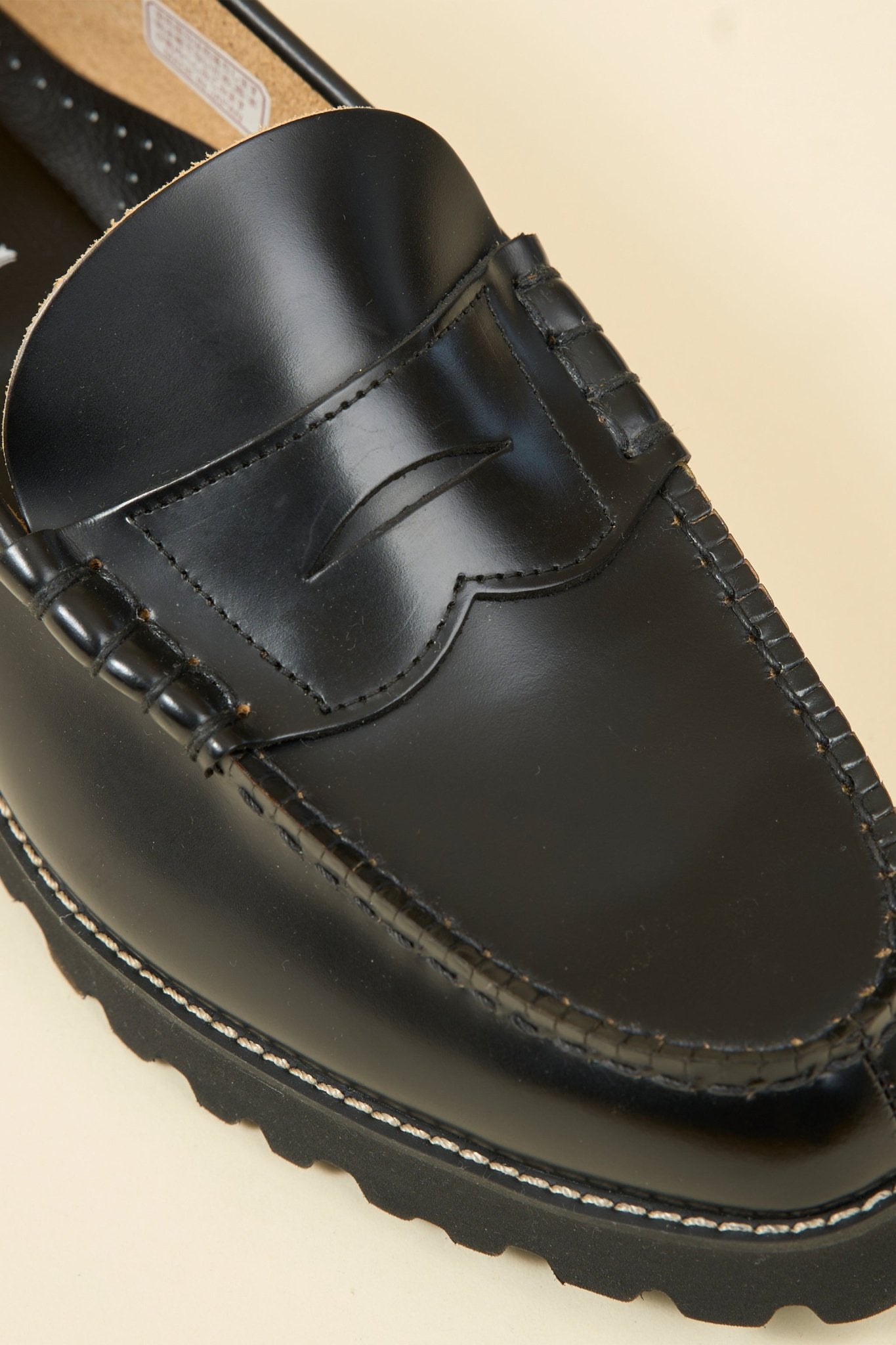 Kenford Shoes Tank Sole Loafer - Black - Kenford Shoes - URAHARA