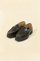 Kenford Shoes Tank Sole Loafer - Black - Kenford Shoes - URAHARA
