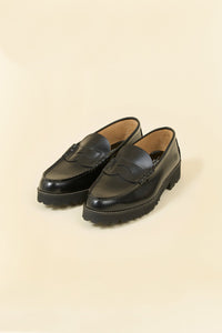 Kenford Shoes Tank Sole Loafer - Black - Kenford Shoes - URAHARA