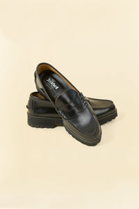 Kenford Shoes Tank Sole Loafer - Black - Kenford Shoes - URAHARA