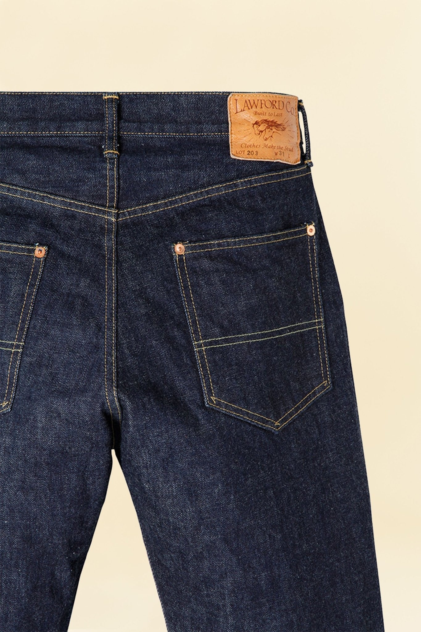 Lawford Lot.203 Five Pocket Denim Pants - 13.5oz - Lawford - URAHARA