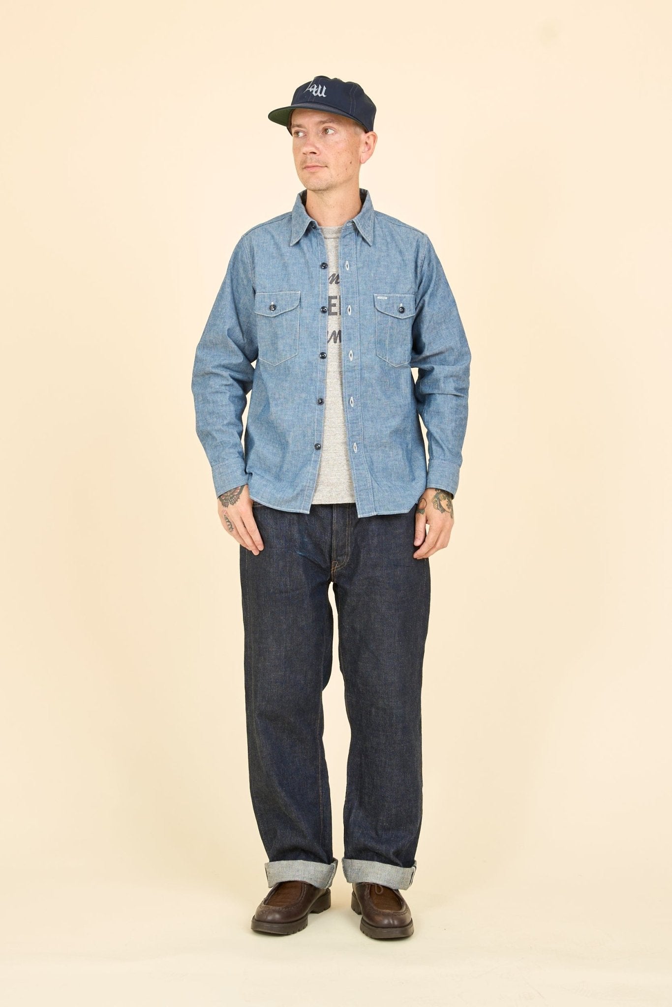 Lawford Lot.312 Work Chambray Shirt - Lawford - URAHARA