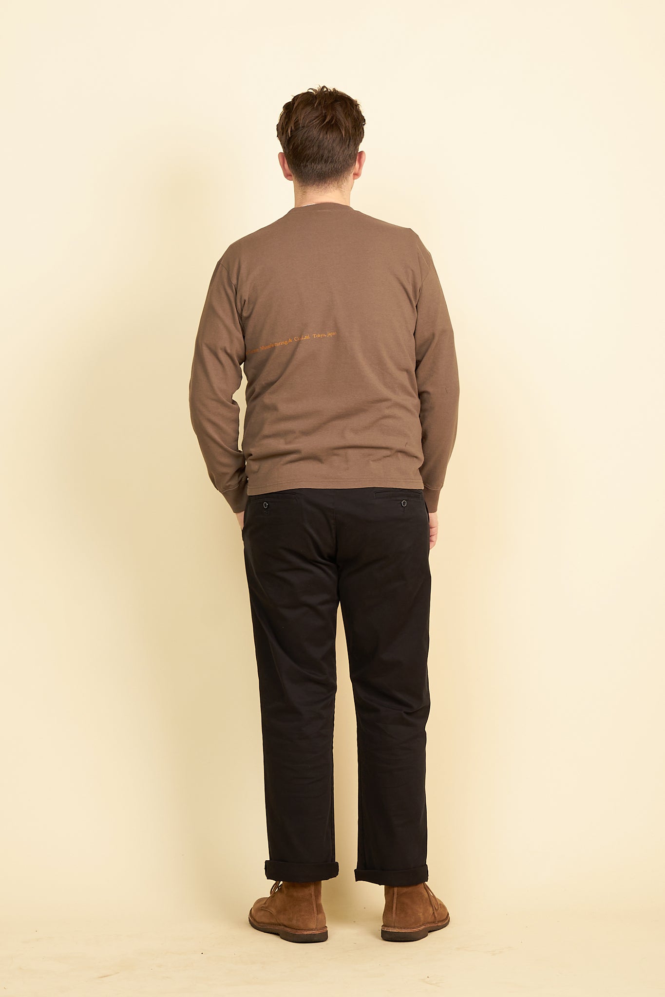 Rats Ash Long Sleeve T-shirt - Ash Brown