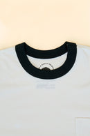 Rats Trim Pocket T-Shirt - White/Black