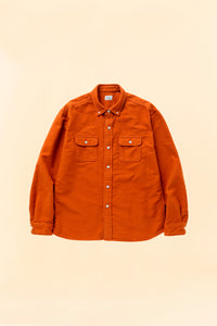 Rats Moleskin B.D Shirt - Orange