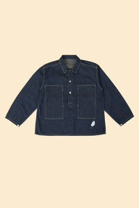 TCB Jeans Catface Pullover Shirt - Indigo