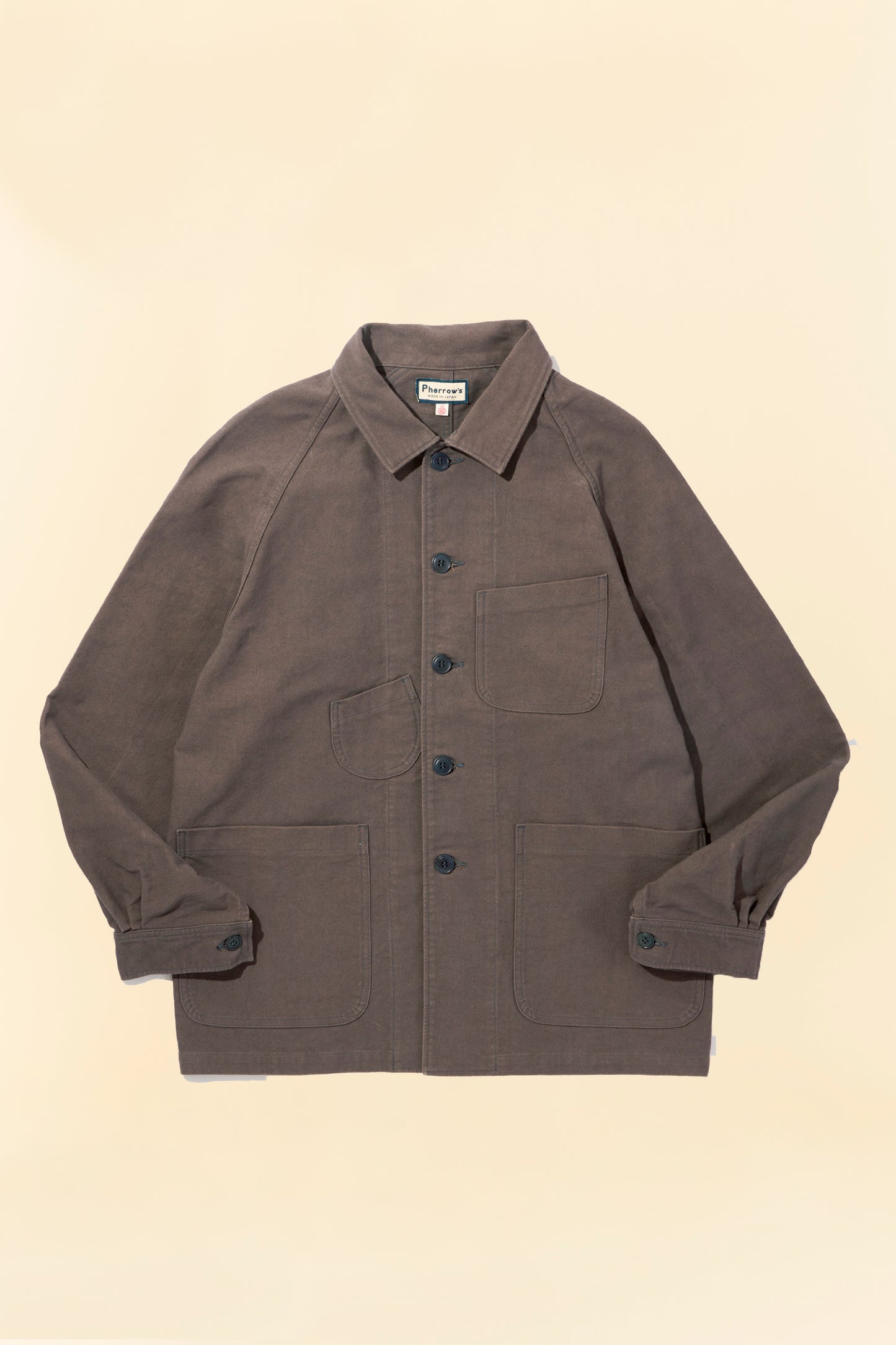 Pherrow's Nappa Workwear Jacket - Charcoal