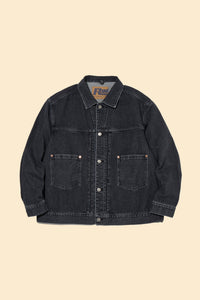 Radiall Classic 350 Top Trucker Jacket - Light Black