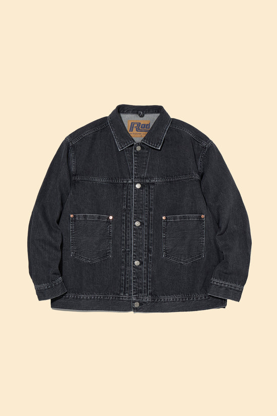 Radiall Classic 350 Top Trucker Jacket - Light Black
