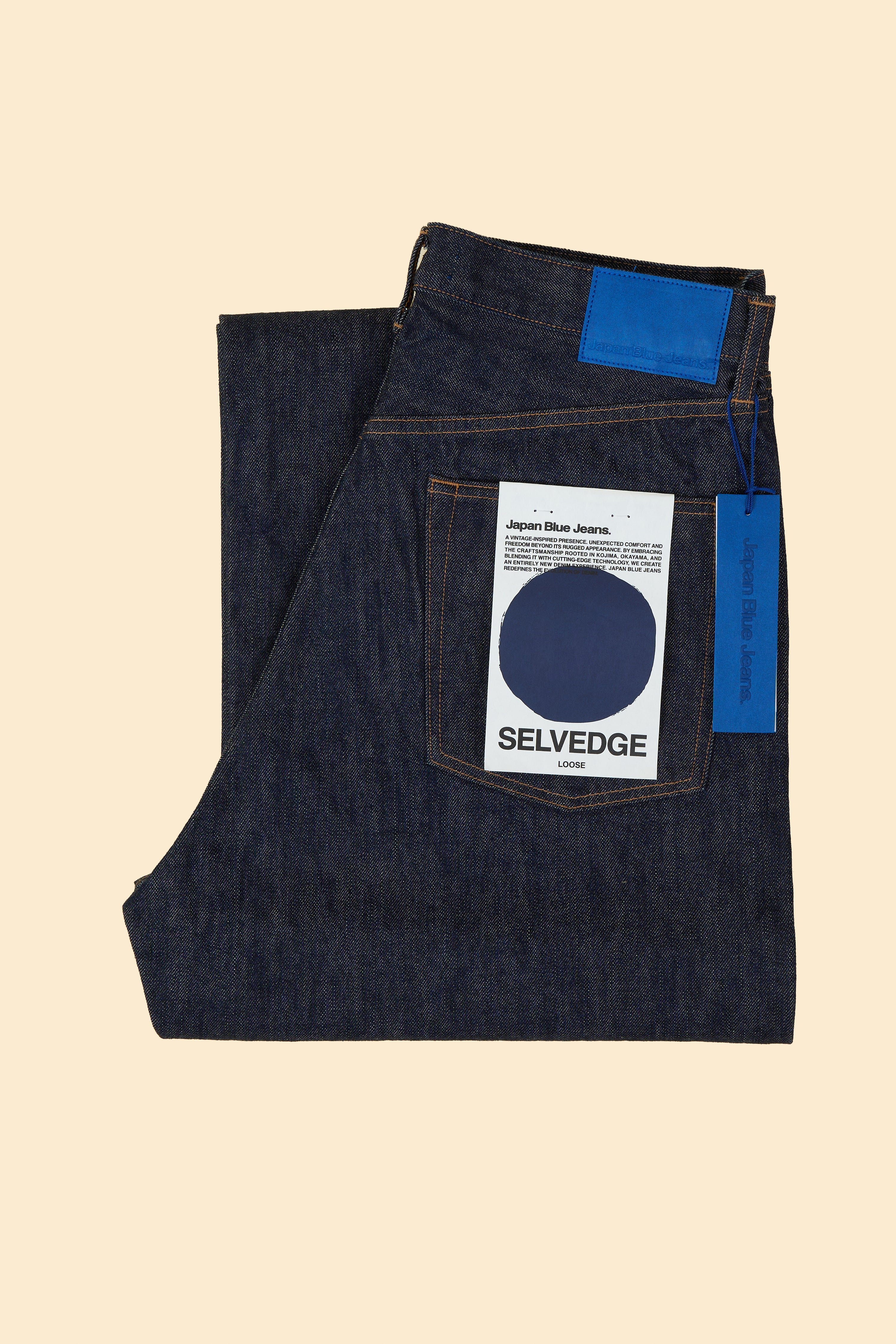 Japan Blue Jeans Loose Selvedge Denim - 14oz