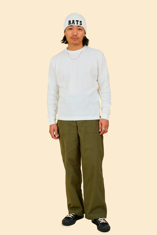 Rats Waffle Thermal - White