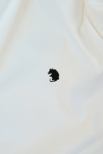 Rats Trim Pocket T-Shirt - White/Black