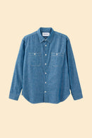 MOMOTARO JEANS Triple Stitch Chambray Shirt