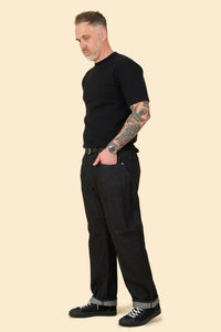 Radiall Kustom 350B Straight Fit Jeans - Deep Black