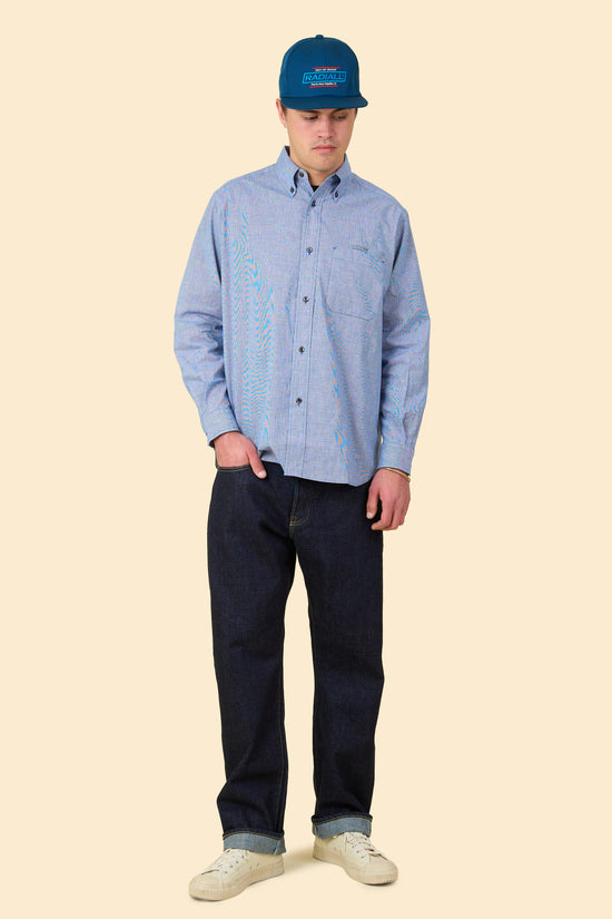 Radiall Integra Button Down Shirt - Blue