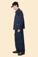 Radiall Chev Carpenter Jacket - Indigo