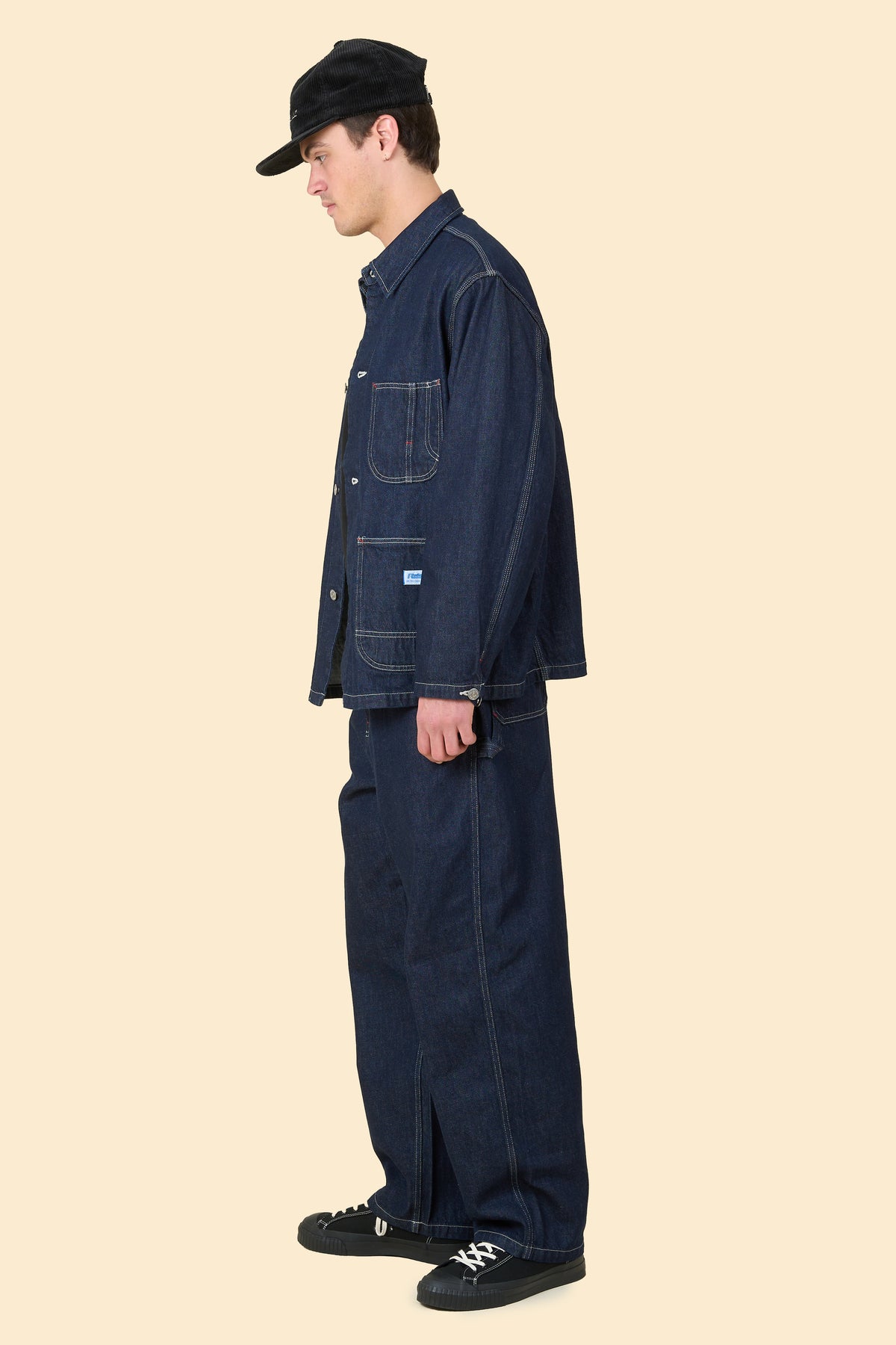 Radiall Chev Carpenter Jacket - Indigo