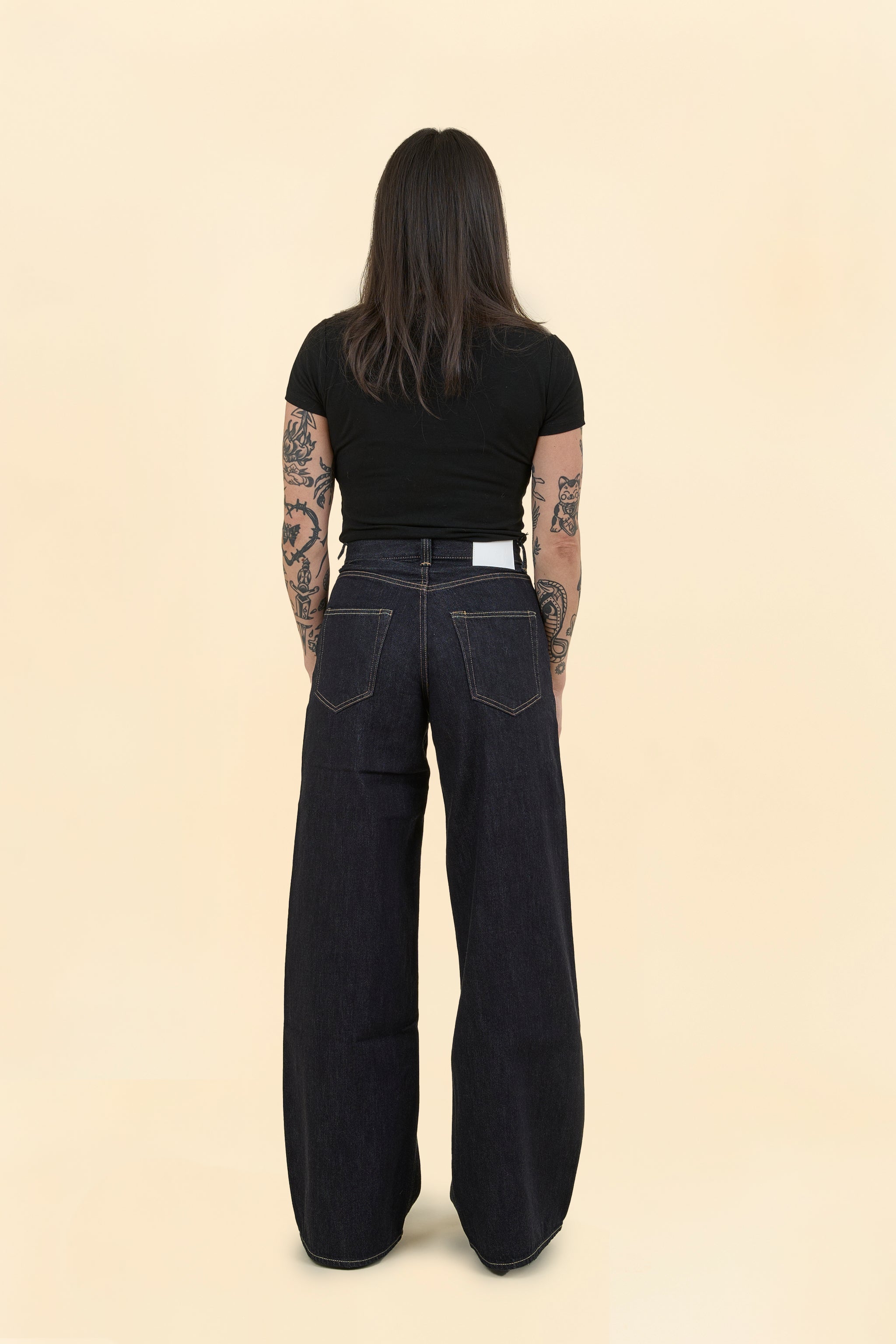 Women's MOMOTARO JEANS Super Wide Denim - 11oz