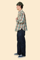 BOW WOW Repaired Mountain Pocket Flannel Shirt