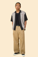Radiall Fleetline Short Sleeve Shirt - Ink Black/Gray