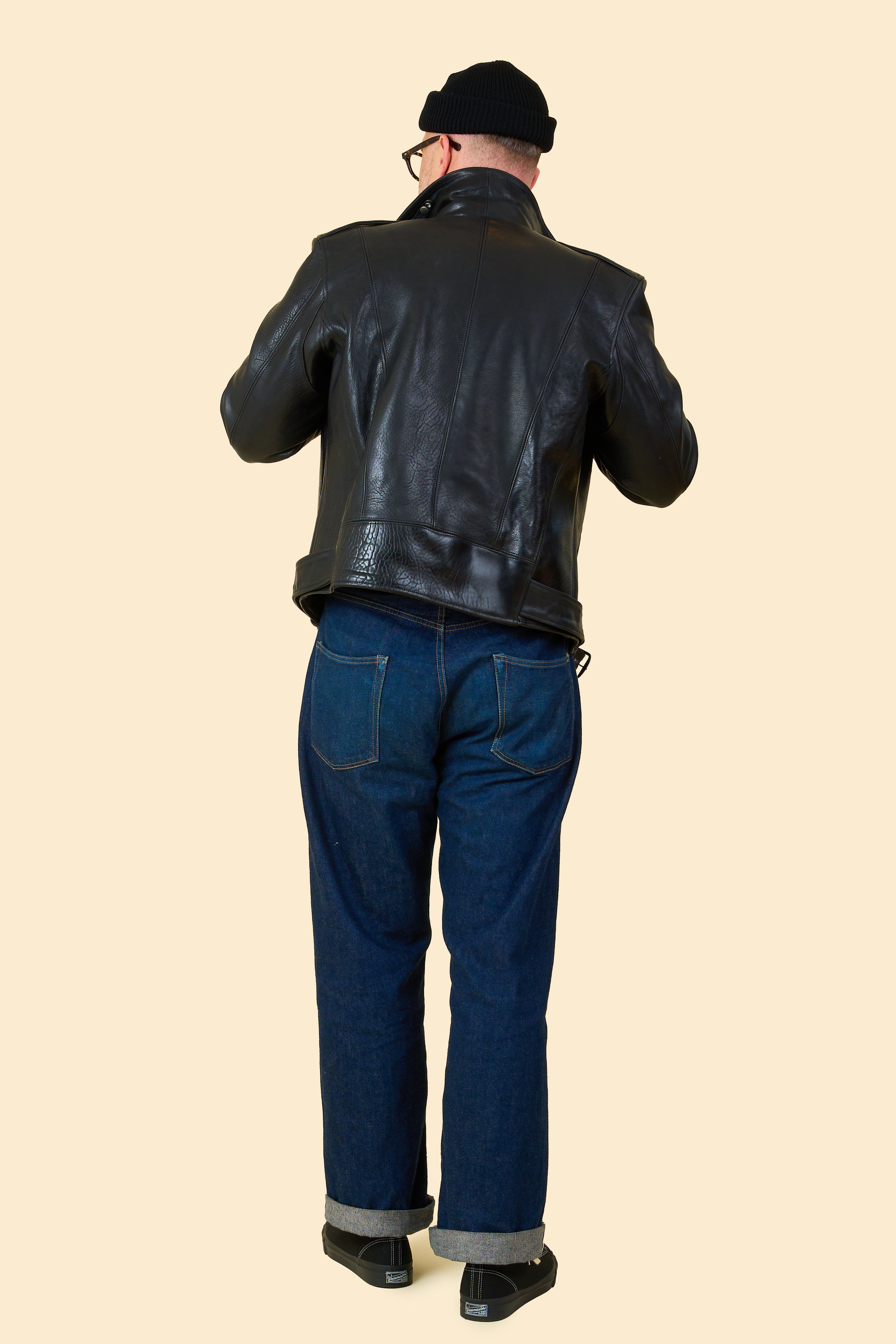 Double Helix Falconer Leather Riders Jacket