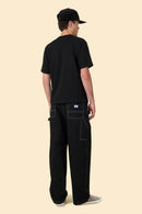 Radiall Chev Wide Fit Carpenter Pants - Black