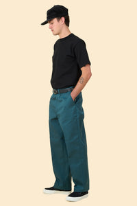 Radiall Motown Wide Tapered Fit Work Pants - Lincoln Green
